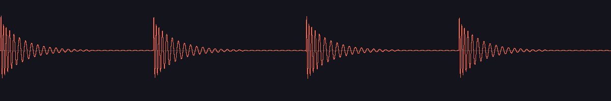waveform of the sound