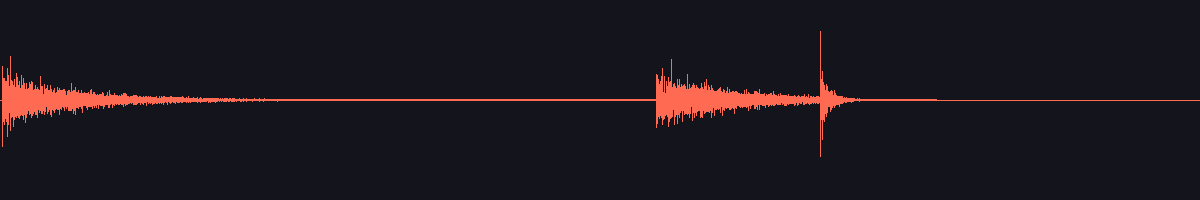 waveform of the sound