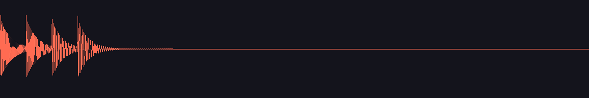 waveform of the sound