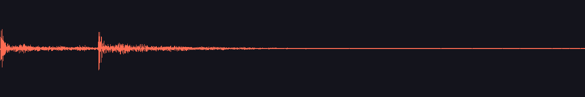 waveform of the sound