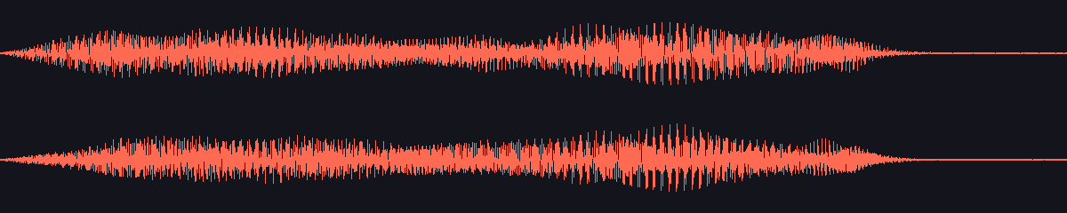 waveform of the sound
