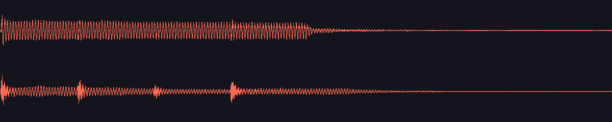 waveform of the sound
