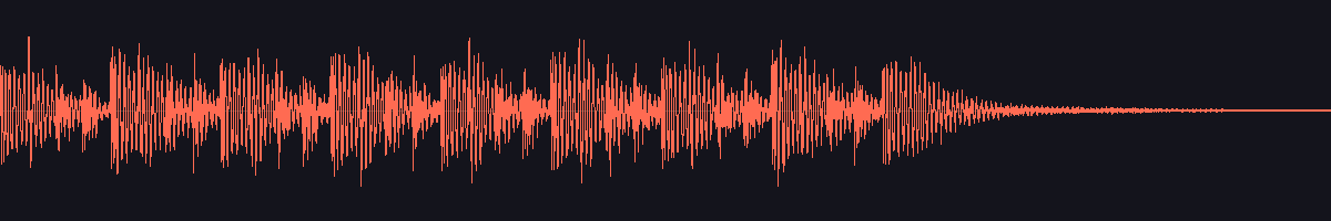 waveform of the sound