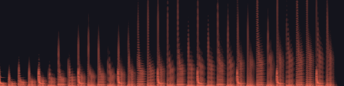 spectrogram of the sound