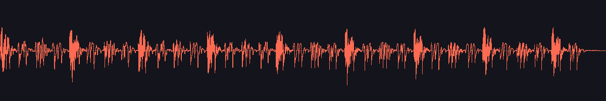 waveform of the sound