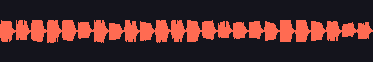 waveform of the sound