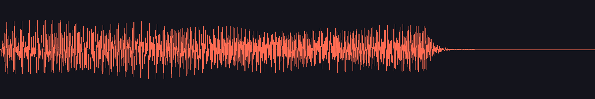 waveform of the sound