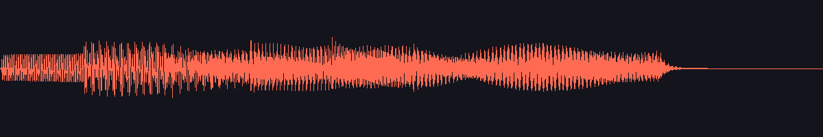 waveform of the sound