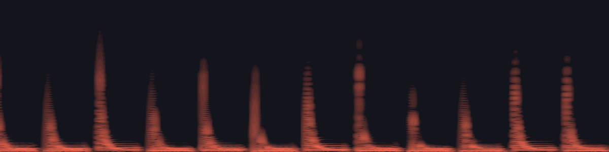 spectrogram of the sound