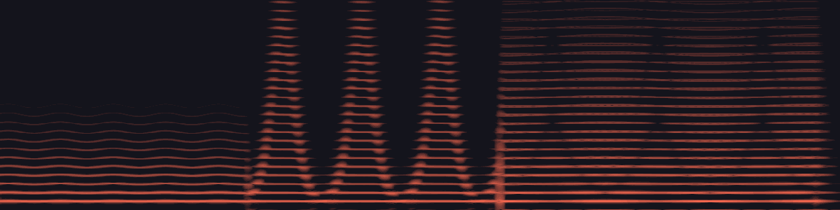 spectrogram of the sound